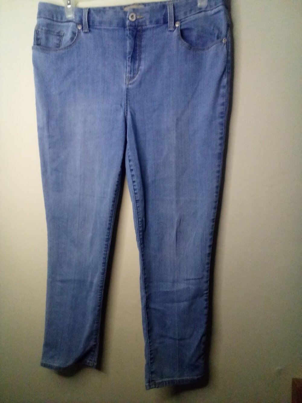 Chico's Jeans Women 2 12-14 Ankle Light Wash Blue